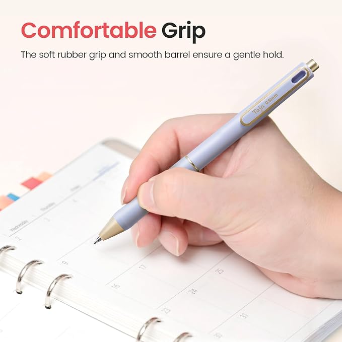 Taja Gel Pens, 0.5mm Fine Point Smooth Writing Pens - Image 5