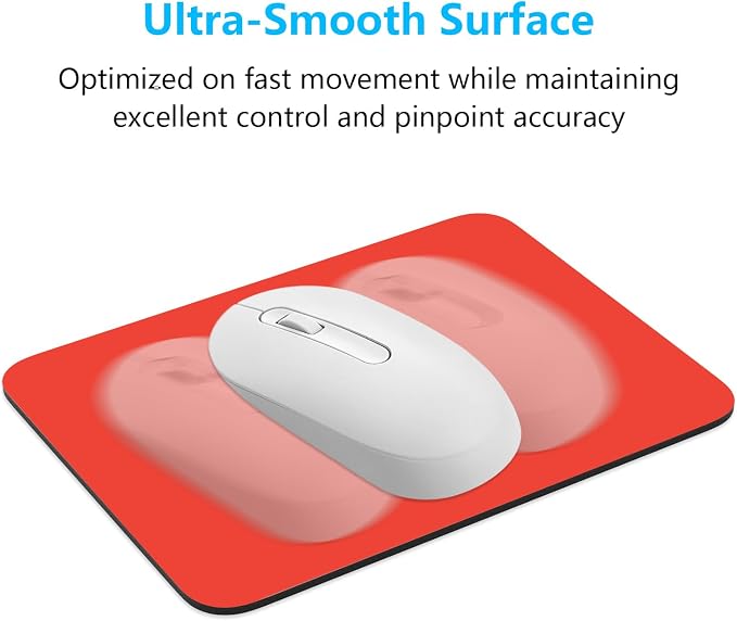 Dapesuom Small Mouse Pad, 6 x 8 Inch Thick Rubber Premium-Textured Non-Slip - Image 5