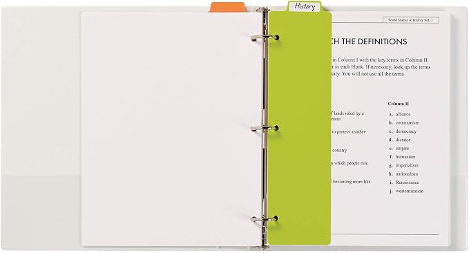 Avery Snap-In Plastic Bookmark Dividers - Image 5