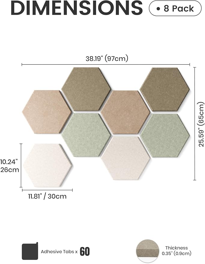 Fluxynara Hexagon Cork Board Alternative - Image 2