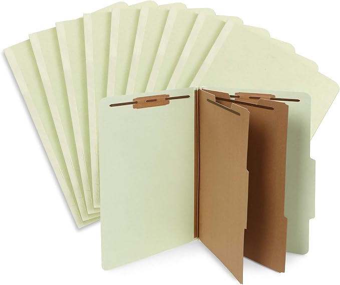 10 Legal Size Classification Folders - Image 5