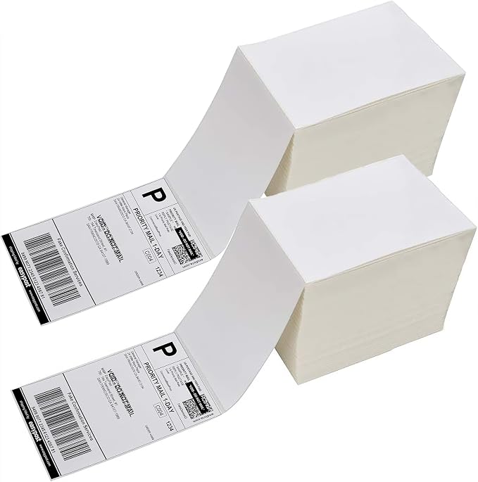 Immuson 4 x 6 Direct Thermal Shipping Labels by Immuson