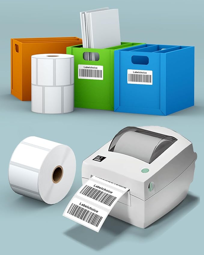 2.25" x 1.25" 3-Proof White Direct Thermal Labels - Image 7