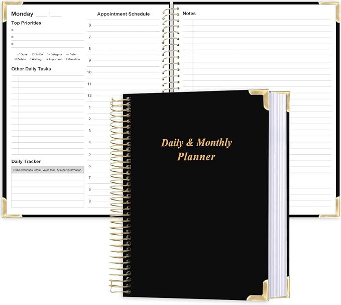 Undated Daily Planner 8.5"x11" by Qzyoneei