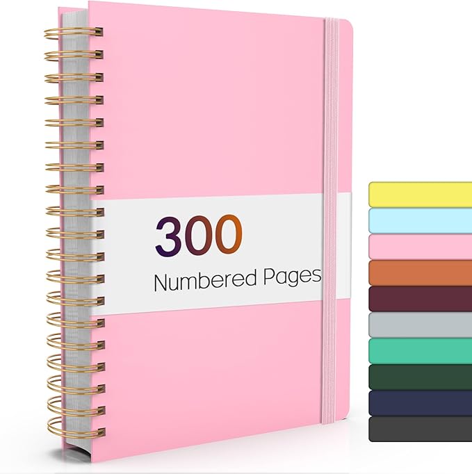 Forvencer A4 Lined Spiral Journal Notebook by Forvencer
