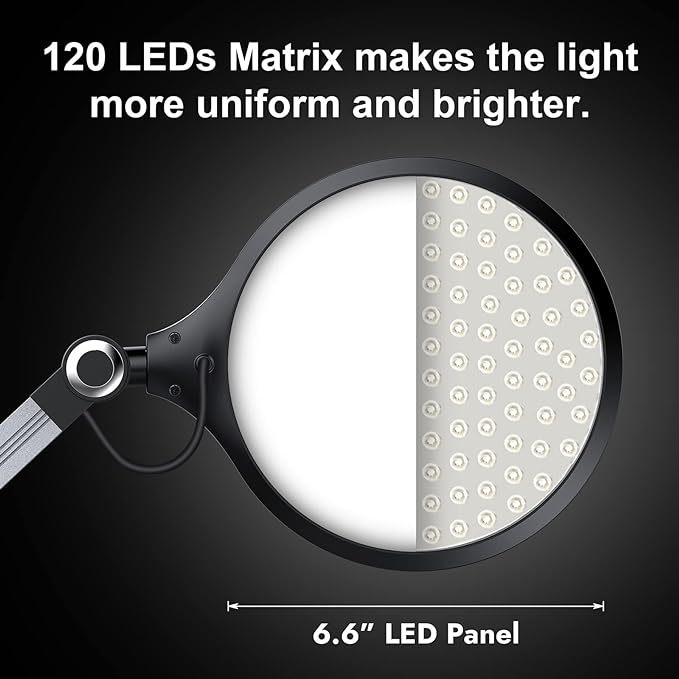 Desk Lamp,Led Architect Desk Lamp,Desk Lamps for Home Office,Table lamp with Wireless Charger & Adjustable Swing Arm,Touch Control, 3 Lighting Mode,5 Brightness,Eye-Caring Office Lamp-DeskLoop Office