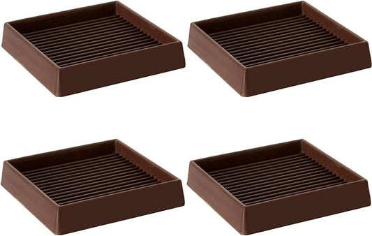 VOCOMO 5X5 Rubber Caster Cups, Non Slip Furniture Pads, Anti-Slip Gripper by VOCOMO