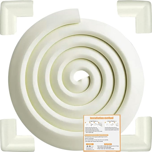 Baby Proof Corners and Edges Protector 10ft Edge+4 Corner Guard, Fireplace Baby by Dekukar