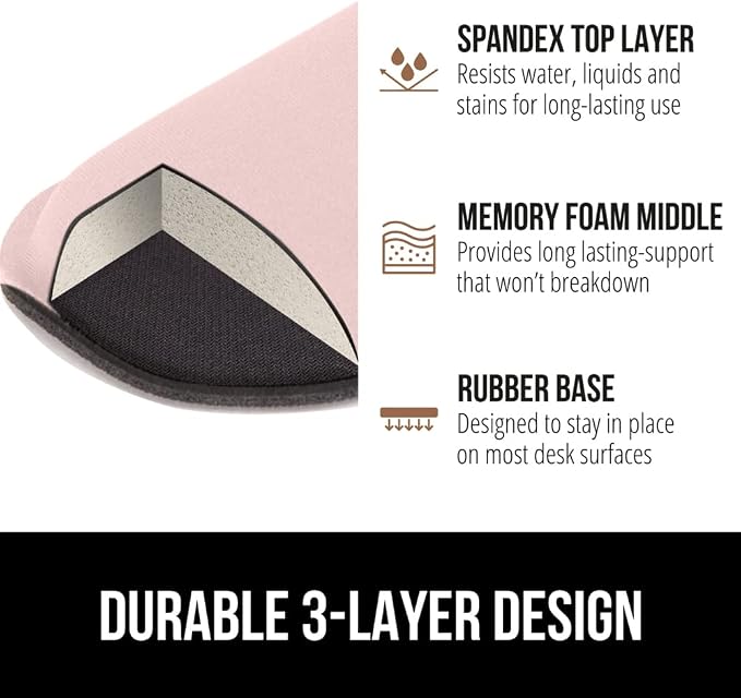GORILLA GRIP Silky Gel Memory Foam Wrist Rest - Image 6