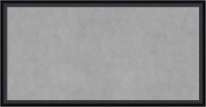 Amanti Art Black Framed Magnetic Board 13x25 Small Vision Board by AmantiArt