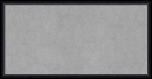 Amanti Art Black Framed Magnetic Board 13x25 Small Vision Board by AmantiArt
