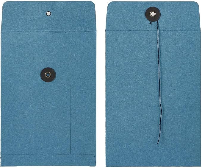 10 Pcs Kraft Paper String Envelope File Folder A5 Size Vertical Document Bill - Image 5