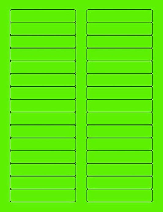 NextDayLabels - 8-1/2 x 11 Neon Color High Light Fluorescent Labels by NextDayLabels