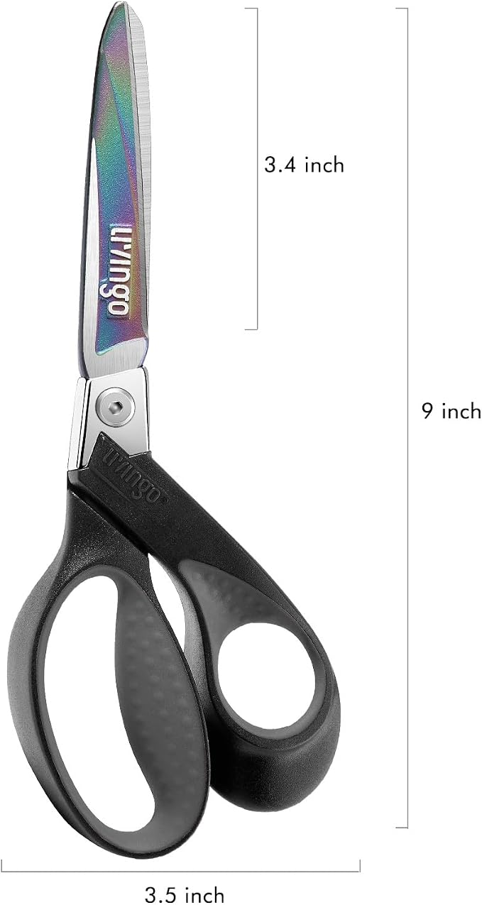 LIVINGO Industrial Scissors all Purpose: 9" Professional Heavy Duty Shears - Image 2