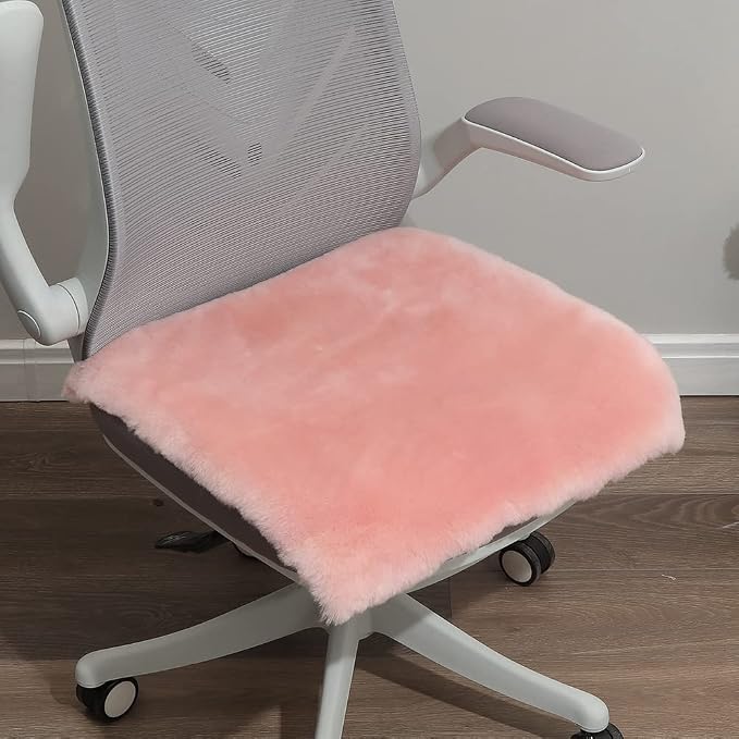 LLB Sheepskin Shearling Chair Cushions and Dining Room Chair Pads - Image 2