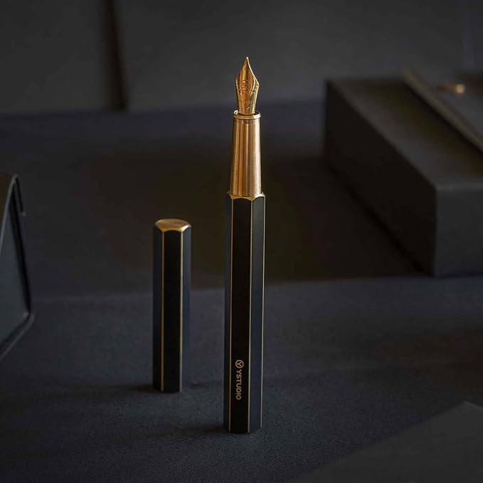 YSTUDIO Stunning Classic Revolve Fountain Pen, Schmidt Gilded Nib, Best Pen - Image 8