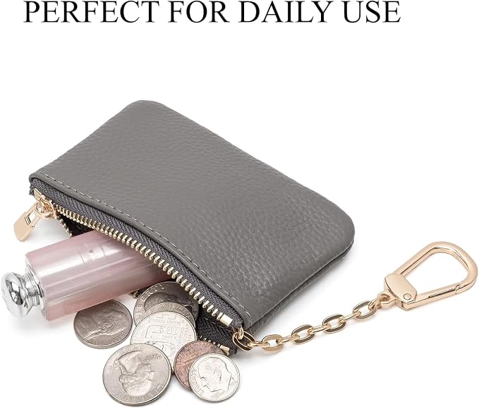 Full Grain Leather Coin Purse - Image 5