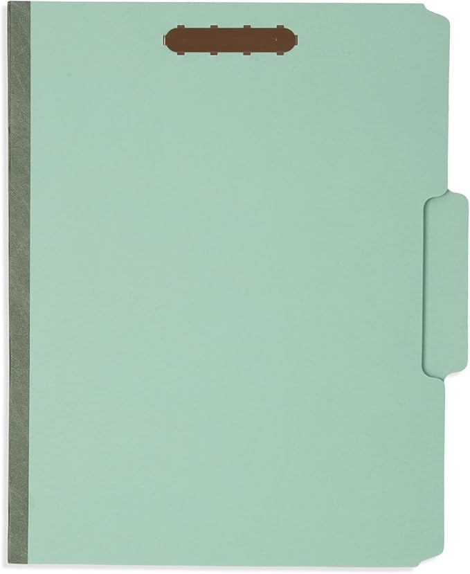 Blue Summit Pressboard File Folders, 2 inch Expansion Pressboard Folders Letter - Image 5