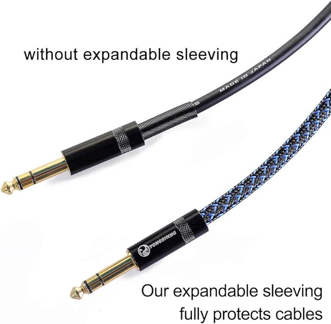 25ft - 1 inch PET Expandable Braided Sleeving – BlackBlue – Alex Tech Braided - Image 2
