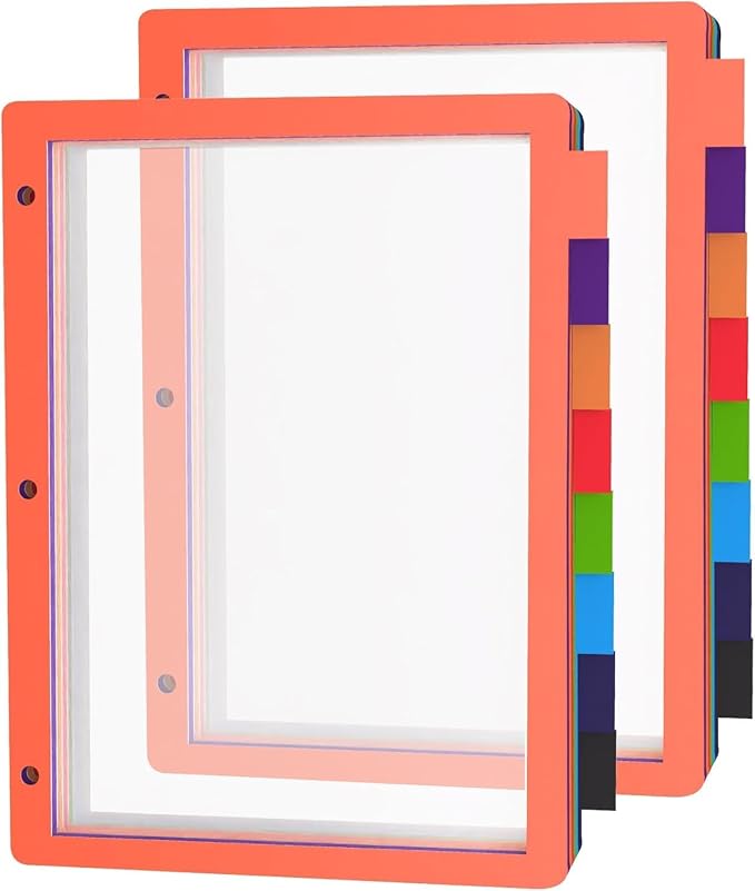 HABGP 16Pcs/2 Set 8 Tab Dividers by HABGP