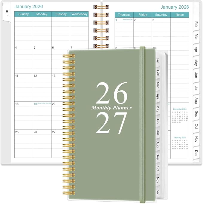 2026-2027 Monthly Planner by Heveboik