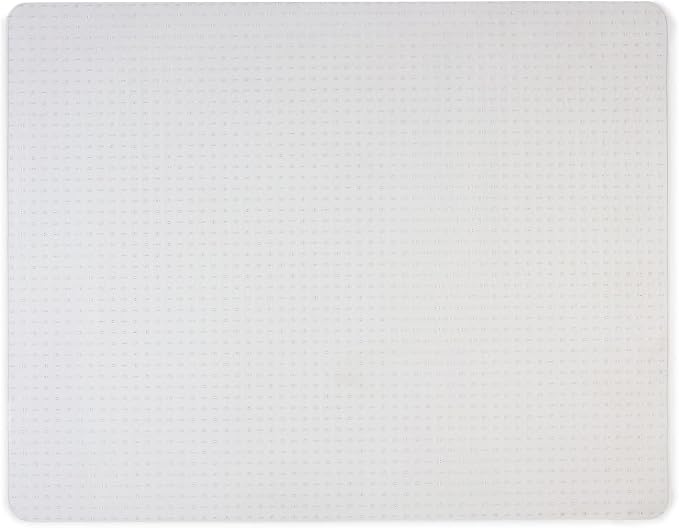 Staples Office Chair Mat, Flat-Pile Carpets, 60 x 46 Inch, Smooth Glide by Staples