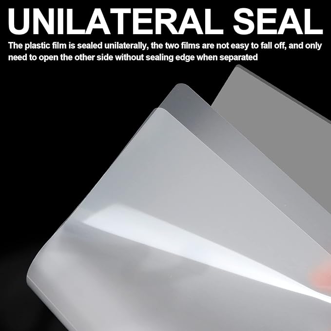 HERKKA 200 Pack Laminating Sheets, Holds 8.5 x 11 Inch Sheets, 5 Mil Clear Thermal Laminating Pouches 9 x 11.5 Inch Lamination Sheet Paper for Laminator, Round Corner Letter Size-DeskLoop Office