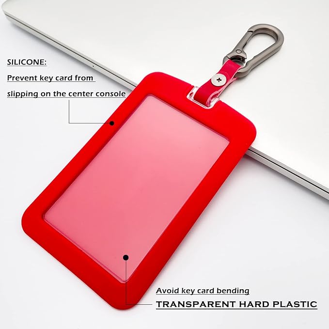 TANDRIVE 2PCS Silicone Key Card Holder Case Compatible - Image 5