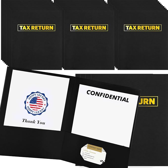 20 Pcs Tax Return Folders Bulk - Image 6
