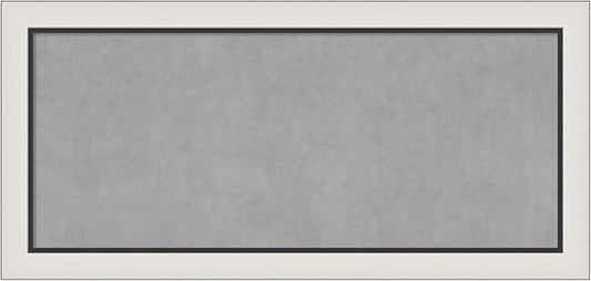 Amanti Art Silver Framed Magnetic Board 26x54 Oversize Vision Board by AmantiArt