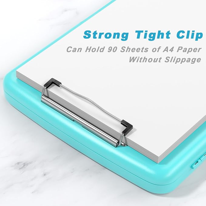 Rimilak Clipboard with Storage, 8.5 x 11'' High Capacity Clip Board, - Image 3