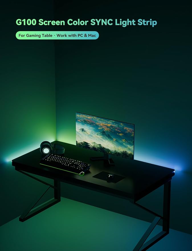 RGB Backlight for PC & Mac, LED Strip Light Sync - Image 2