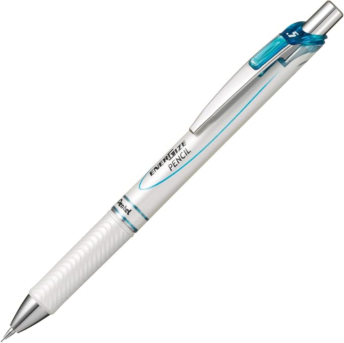 Pentel Mechanical Pencil, Pearl White & Sky Blue by PentelofAmerica