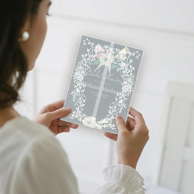 Vellum Jackets for 5x7 Envelopes for Invitations Wedding Envelopes Vellum Paper - Image 7