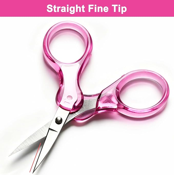 Zicolu 3.5" Small Craft Scissors all Purpose, Straight Fine Tips - Image 4