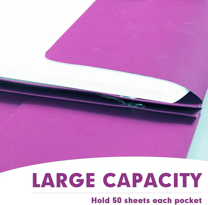 Two Pocket Folders, RAZCC 50 Pack Two Pocket Folders - Image 5