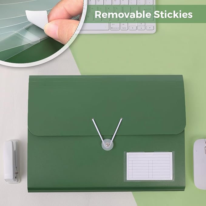 SKYDUE Expanding File Folder, Accordion File Organizer - Image 4