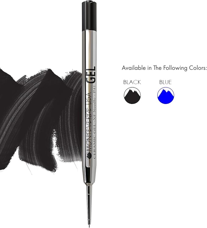 Monteverde Capless Gel Refills to Fit Parker-Style Ballpoint Pens, 0.5mm Extra - Image 2