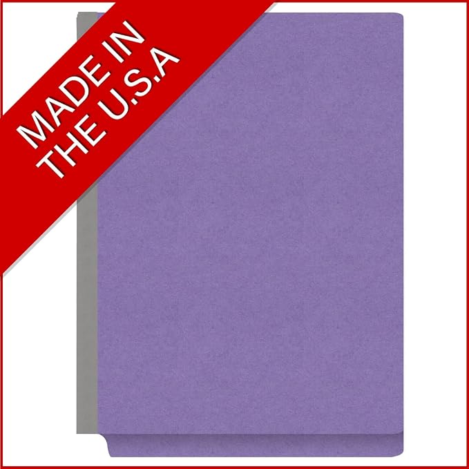 Ecom Folders Heavy Duty Top Tab Classification Folders | Letter Size 18 Pt Stock - Image 5