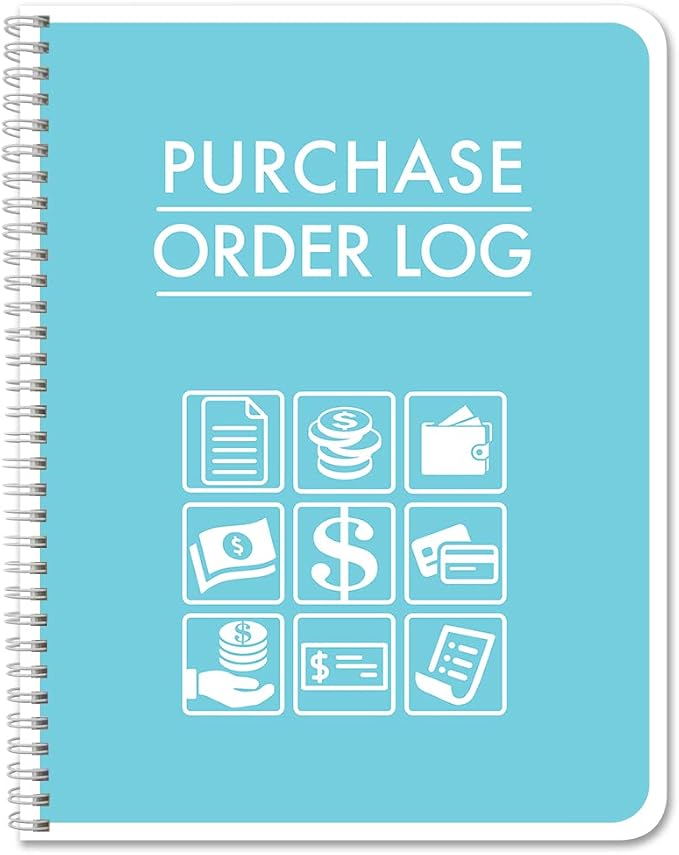 BookFactory Purchase Order Log Book PO Record Book Inventory Purchase Notebook by BookFactory