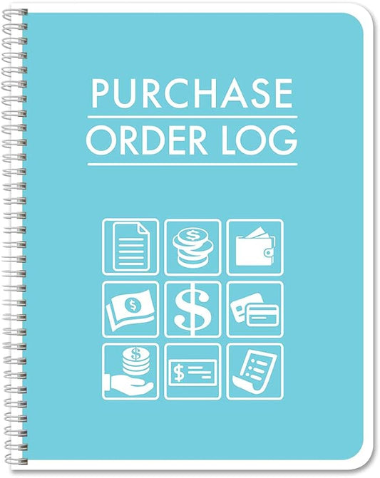 BookFactory Purchase Order Log Book PO Record Book Inventory Purchase Notebook by BookFactory