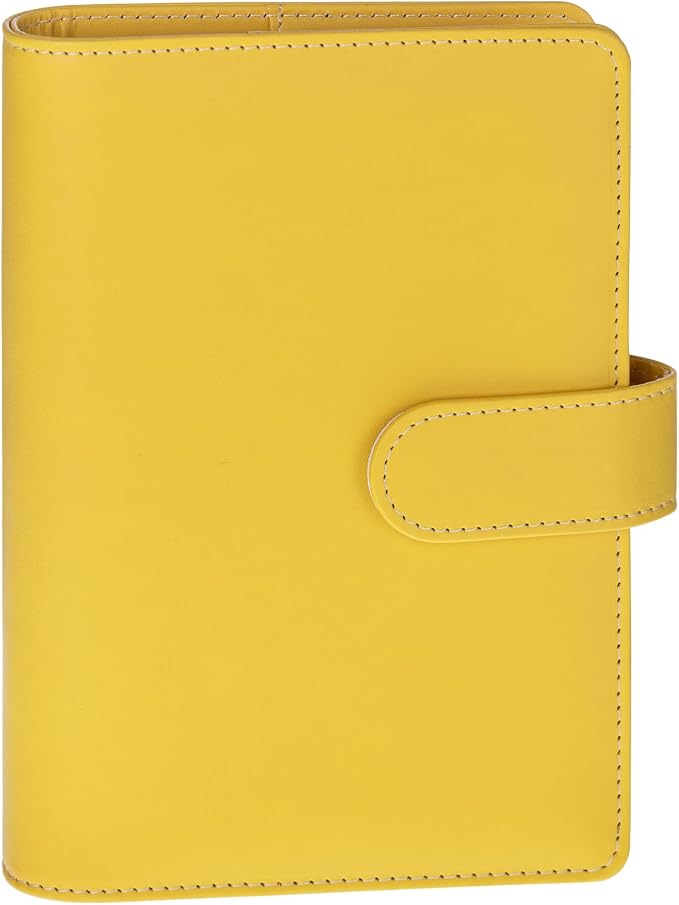 Antner A6 Notebook Binder Refillable 6 Ring Budget Binder Cover by Antner