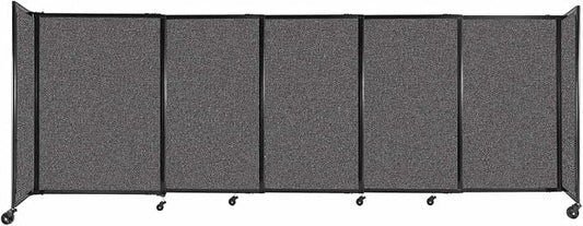 Versare Straightwall Sliding Portable Wall Partition | Freestanding Office by VERSARE
