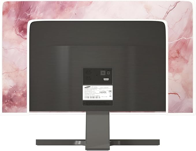 Baocicco Fashion Pink Marble Waterproof Television Cover 80 Inch Full Body - Image 5