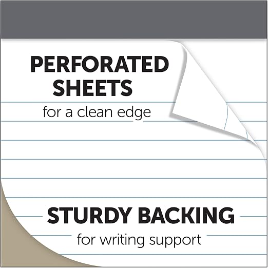 Office Depot® Brand Professional Perforated Pads, Narrow Ruled, 50 Sheets Per - Image 6