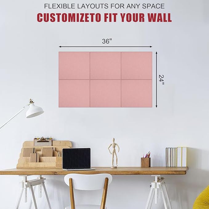 Large Cork Board Alternative 36" X 24" Bulletin Board - Image 7