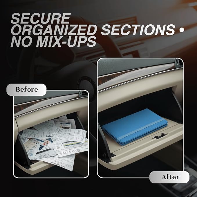 LINTRU 6-Pocket Car Registration & Insurance Card Holder - Image 5