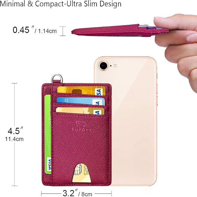 FurArt Slim Minimalist Wallet RFID Credit Card Holder - Image 7