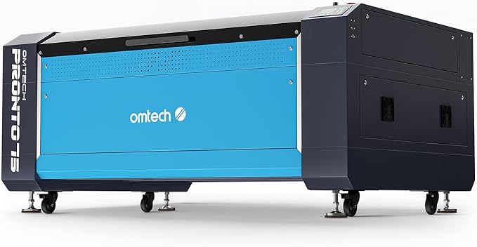 OMTech Pronto 150W CO2 Laser Engraver – 63"x40" Laser Cutter with Autofocus, 2-Way Pass, Air Assist, Red Dot Pointer | Ideal for Wood, Acrylic, Glass & More-DeskLoop Office