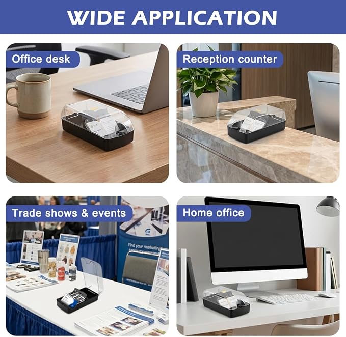 Business Card Box, Lightweight Desk Organizer - Image 6